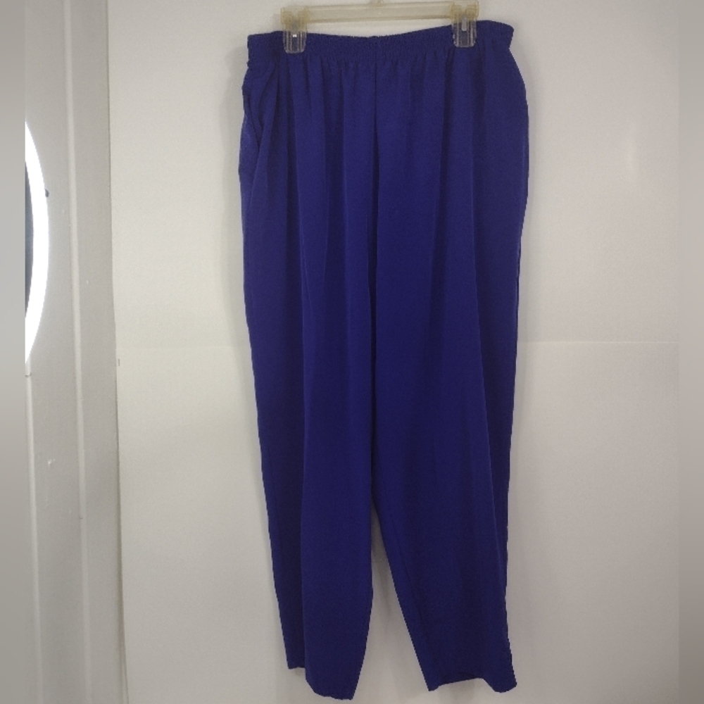 Maggie Sweet pants. Vintage pull on. Granny pants high rise. Size (1X) - Picture 2 of 9